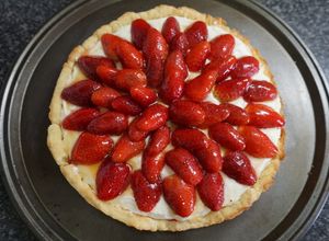 Una foto de Tarta de frutillas