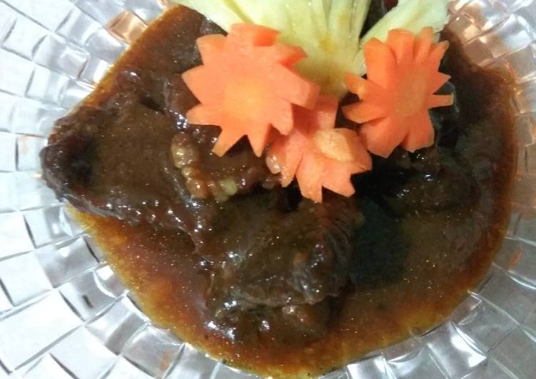 Krengsengan Daging Simple