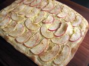 A picture of apple bread bread flour