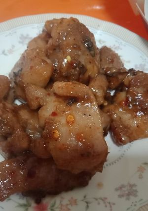 รูปของ ไก่ผัดน้ำจิ้มแจ่ว