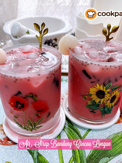 Gambar 👩🍳Air Sirap Bandung Cincau Longan