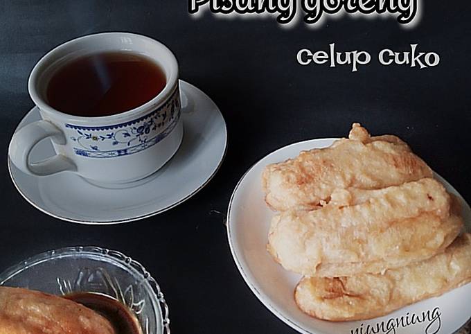 Resep Pisang goreng celup cuko Anti Gagal