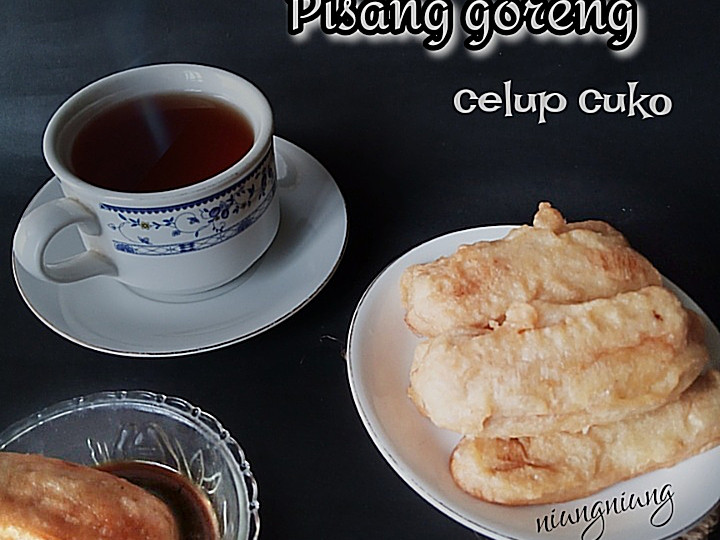 Resep Pisang goreng celup cuko Anti Gagal