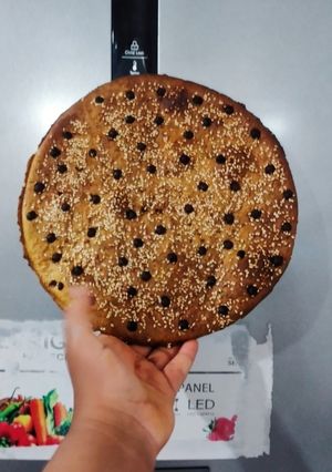 عکسی از دستور نان ترد سبزیجات