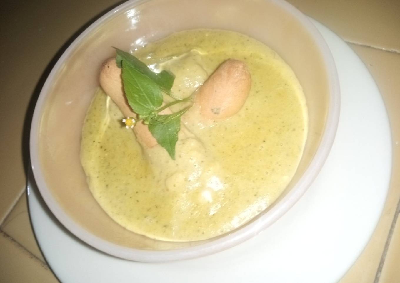 Crema de chile poblano