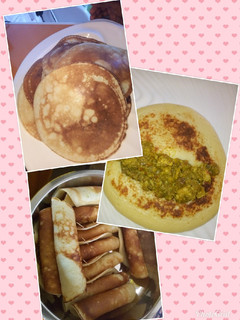 A picture of Stuff pancake with sardine sauce(Xubeedat Cuisine).