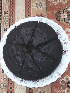 عکسی از دستور کیک خیس شکلاتی