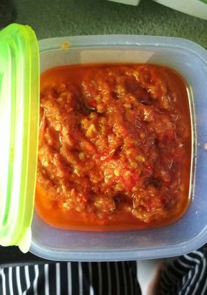 Foto resep Sambel ayam goreng/bakar