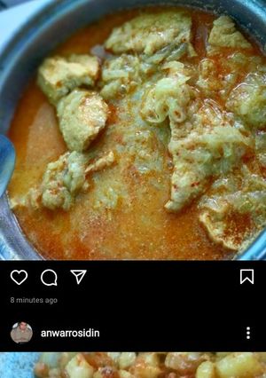 Foto resep Sayur labu tahu santan
