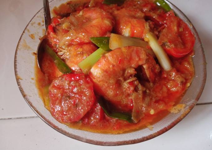 Udang saus padang