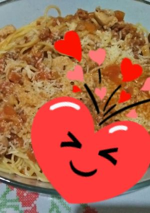 Foto resep Spagheti Ayam Saus Bolognaise