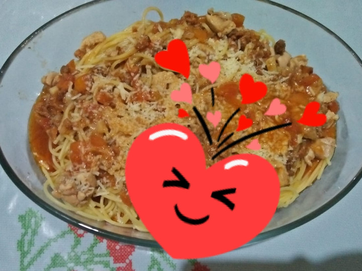 Anti Ribet, Bikin Spagheti Ayam Saus Bolognaise Untuk Jualan