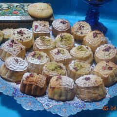 A picture of Ma'amoul Cookies    شیرینی معمول.