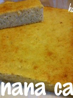 簡易香蕉蛋糕 的食譜成品照片