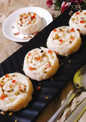 A picture of Rice pudding.