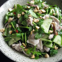 A picture of Blanched Pork Belly & Coriander Salad.