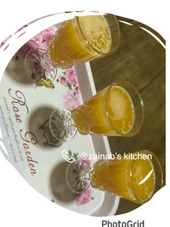 A picture of Pineapple 🍍 tamarind & ginger drink 🍹.