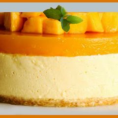 Mango Cream Cheese Cake A picture of Mango Cream Cheese Cake.