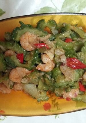 Foto resep Oseng Pare Udang Rumahan