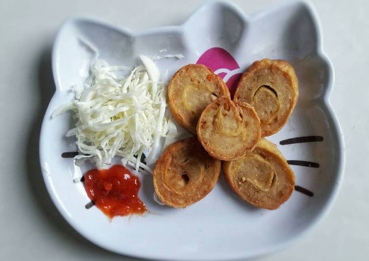 Chicken egg roll ala hokben