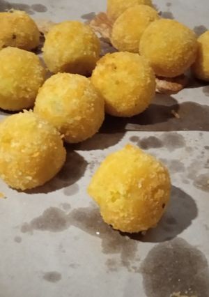 Foto resep Bola ubi coklat
