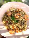 Angel Hair Aglio E Olio with Shrimp
