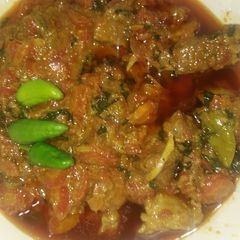 A picture of Gajar methi gosht.