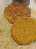 Hamburguesas de zanahoria y garbanzos