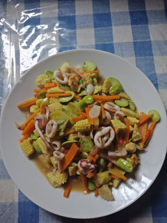 Foto resep Capcai Cumi Pete