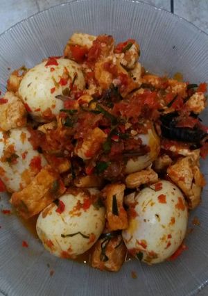 Foto resep Telur tahu balado
