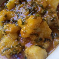 A picture of Sweet potato pottage.
