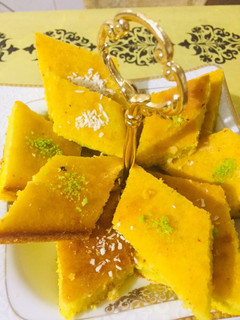عکسی از دستور کیک باقلوا