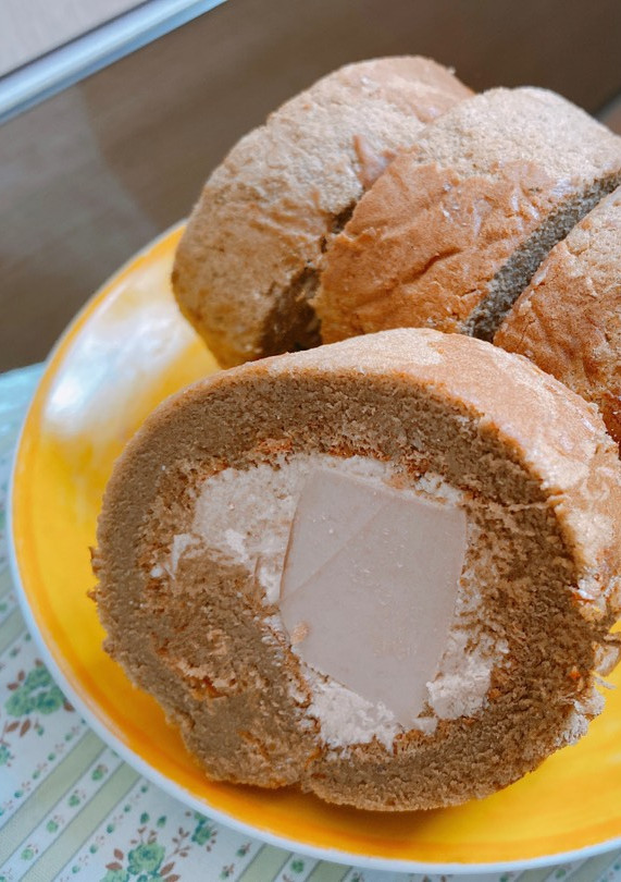 海鹽焦糖朱古力奶凍咖啡瑞士卷 的食譜成品照片