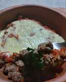 Cazuela de acelga y carne picada 🥬
