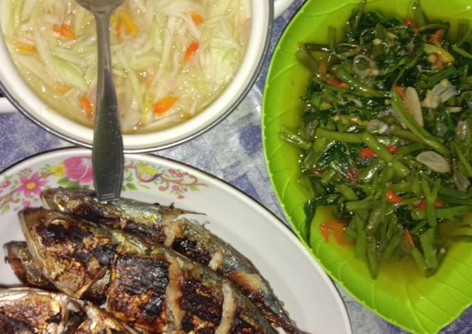 Ikan bakar lema teflon