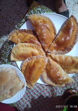 صورة لوصفة بيتزا سوفلي 😋😋😋