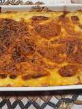Lasanha de atum e cogumelos