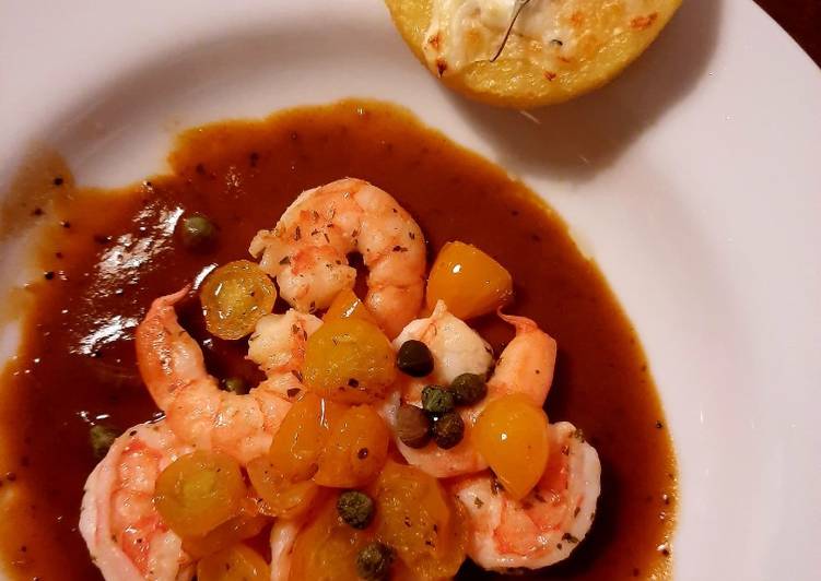 Simple Way to Make Homemade Shrimp in shrimp sauce