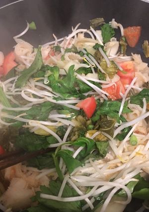 Hình của món Sách bò xào.