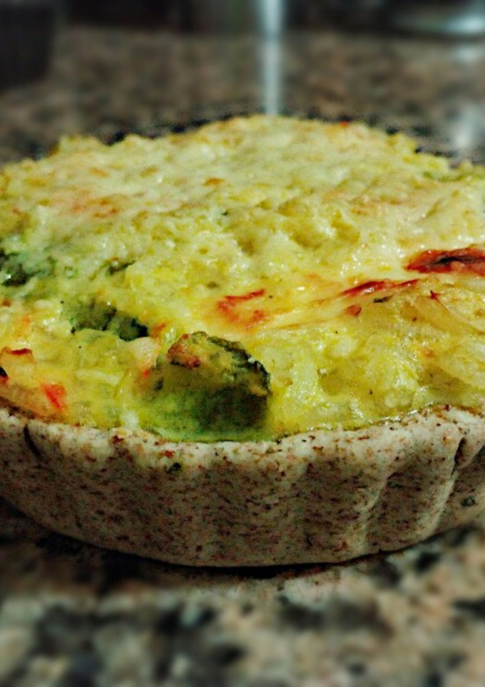 Una foto de Tarta de zapallitos de masa INTEGRAL