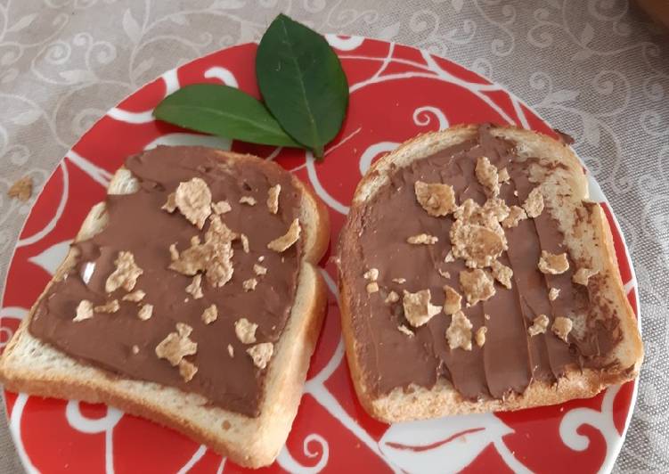 Panino nutelloso semplice