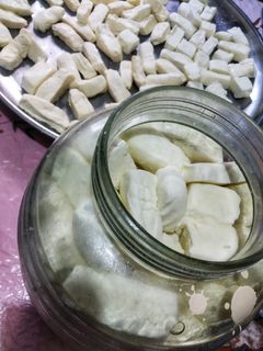 صورة لوصفة جبنة بيضاء(لتخزين)