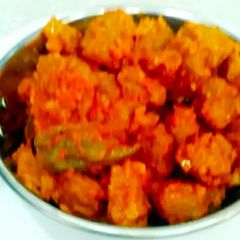 A picture of Soyabean Masala Chunks.