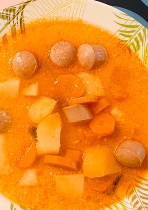 Tejfölös krumplileves recept fotója