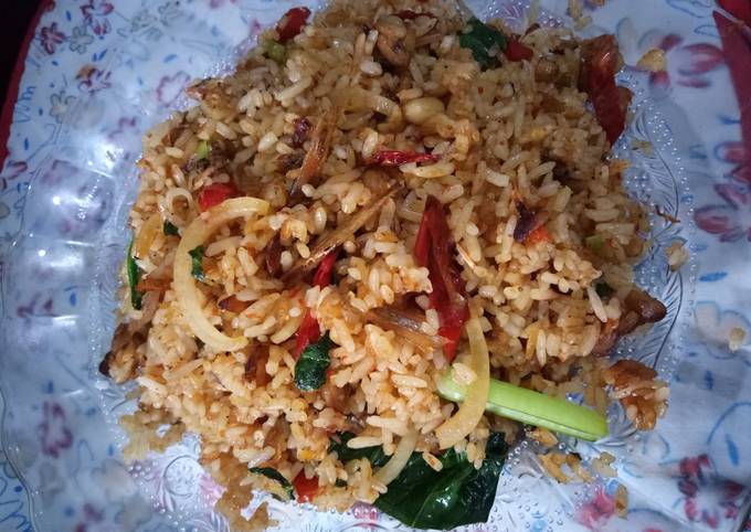 Nasi Goreng Ikan Teri & Tempe