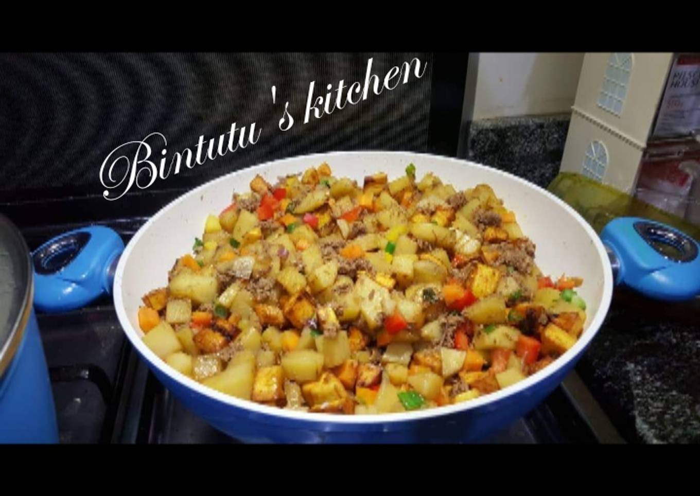 Potato stir fry