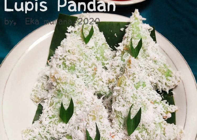 Resep Lupis Pandan metode (5.30.7) Anti Gagal