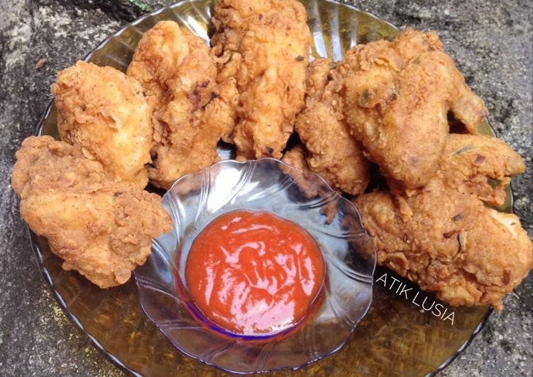 Cara Menghidangkan Ayam crispy Untuk Pemula!