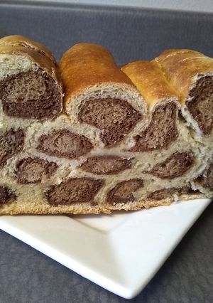 Una foto de Pan de leche estilo animal print, receta paso a paso