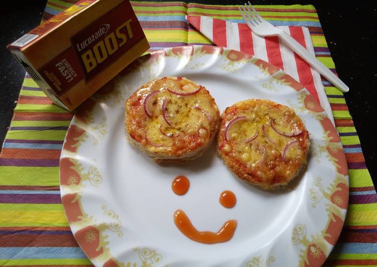 Recipe of Homemade Mini Bread Pizza#kidsrecipecontest | Satisfying Recipe | So Delicious !